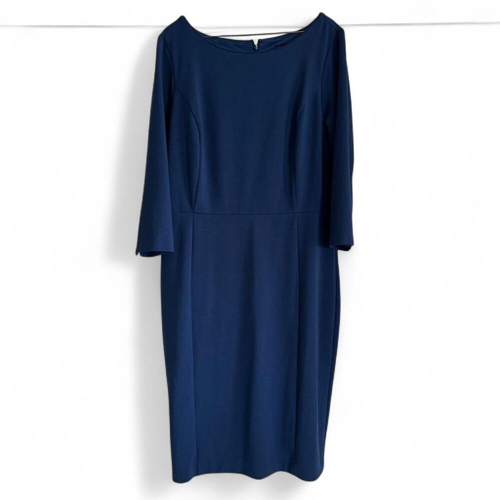 White House Black Market Women's Blue Dress